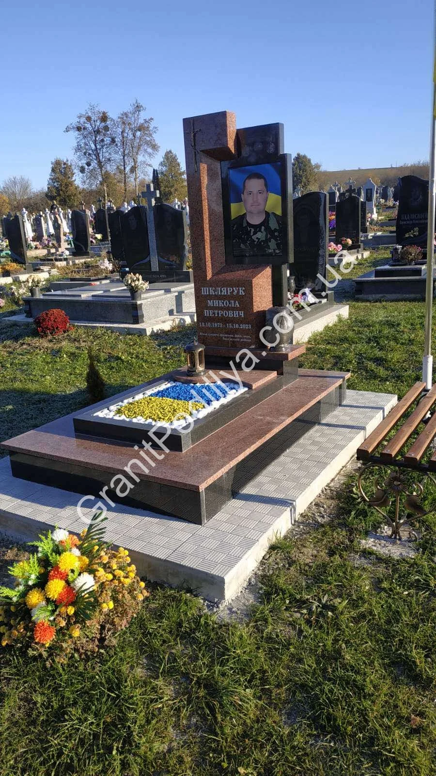 Подвійний пам'ятник з граніту - Кам'янець-Подільський | GranitPodillya